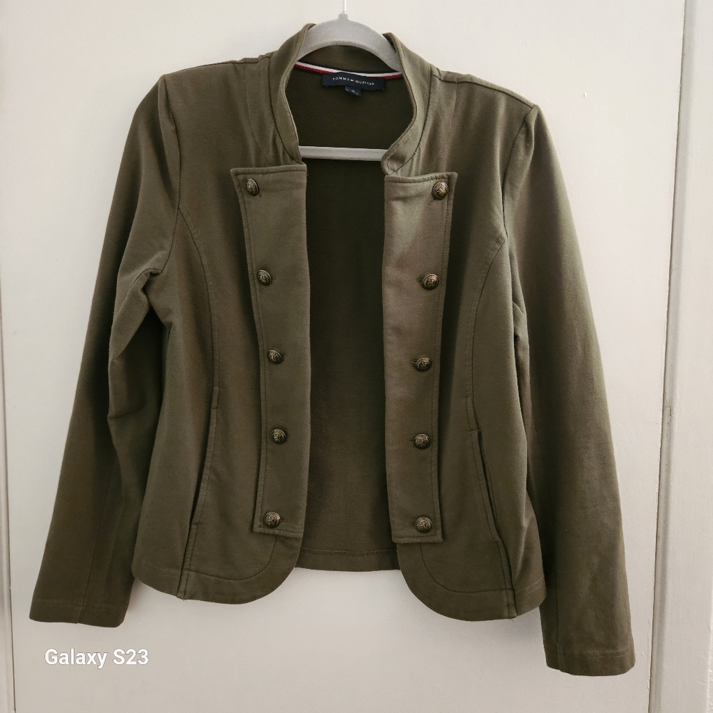 Tommy Hilfiger Green Utility Jacket  Womens Size M